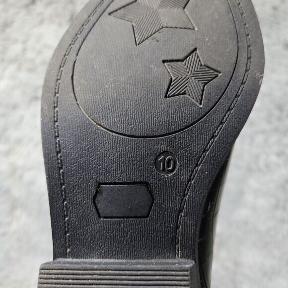 Forever 21 Womens Size 10 Western Style Crocodile Print Mid Calf Pull On Boots - Picture 9 of 9